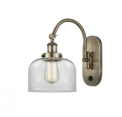 Bell - 1 Light - 8 inch - Antique Brass - Adjustable Swing Arm (3442|918-1W-AB-G72-LED)