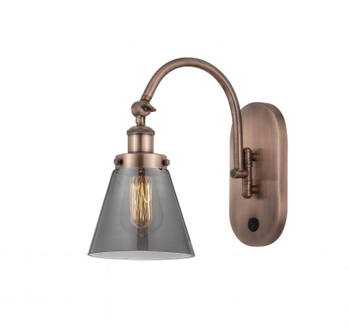 Cone - 1 Light - 6 inch - Antique Copper - Adjustable Swing Arm (3442|918-1W-AC-G63-LED)
