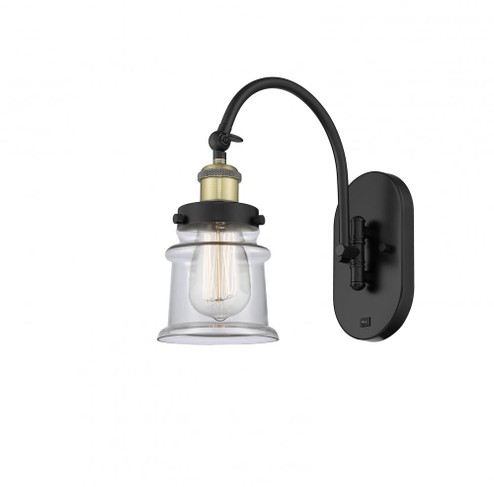 Canton - 1 Light - 7 inch - Black Antique Brass - Adjustable Swing Arm (3442|918-1W-BAB-G182S)