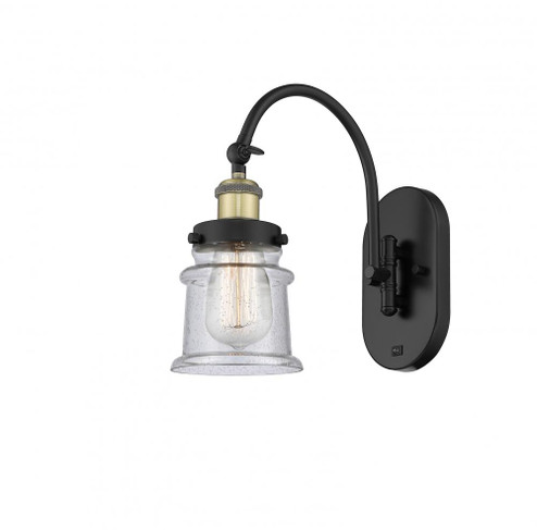 Canton - 1 Light - 7 inch - Black Antique Brass - Adjustable Swing Arm (3442|918-1W-BAB-G184S)