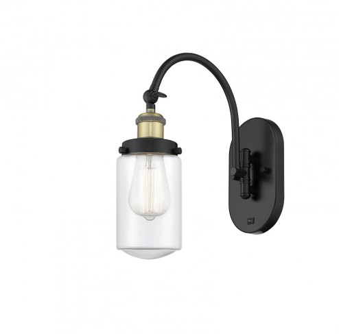 Dover - 1 Light - 5 inch - Black Antique Brass - Adjustable Swing Arm (3442|918-1W-BAB-G312)