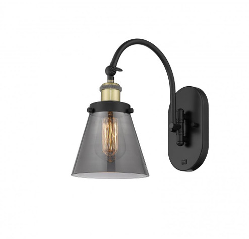 Cone - 1 Light - 6 inch - Black Antique Brass - Adjustable Swing Arm (3442|918-1W-BAB-G63)