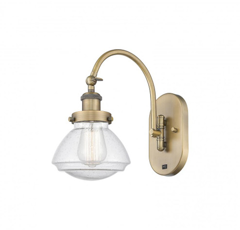 Olean - 1 Light - 7 inch - Brushed Brass - Adjustable Swing Arm (3442|918-1W-BB-G324)