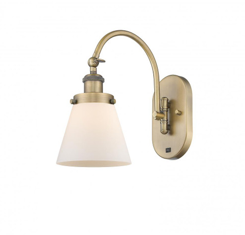 Cone - 1 Light - 6 inch - Brushed Brass - Adjustable Swing Arm (3442|918-1W-BB-G61-LED)