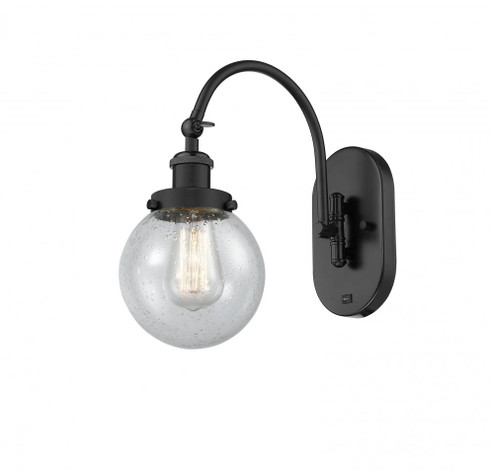 Beacon - 1 Light - 6 inch - Matte Black - Adjustable Swing Arm (3442|918-1W-BK-G204-6-LED)