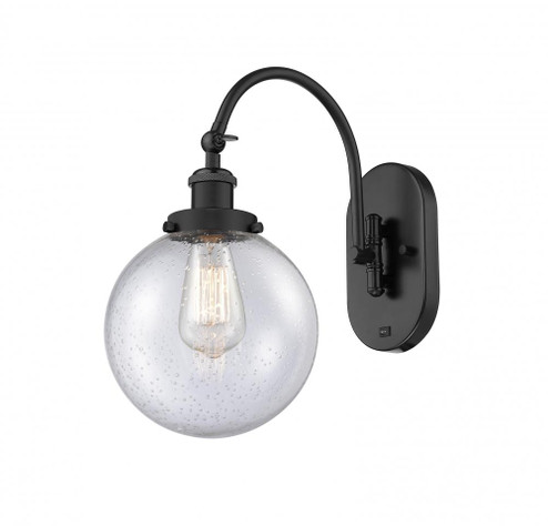 Beacon - 1 Light - 8 inch - Matte Black - Adjustable Swing Arm (3442|918-1W-BK-G204-8)