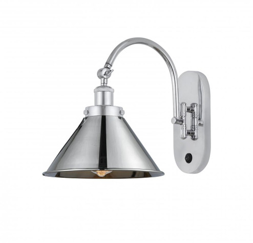 Briarcliff - 1 Light - 10 inch - Polished Chrome - Adjustable Swing Arm (3442|918-1W-PC-M10-PC)