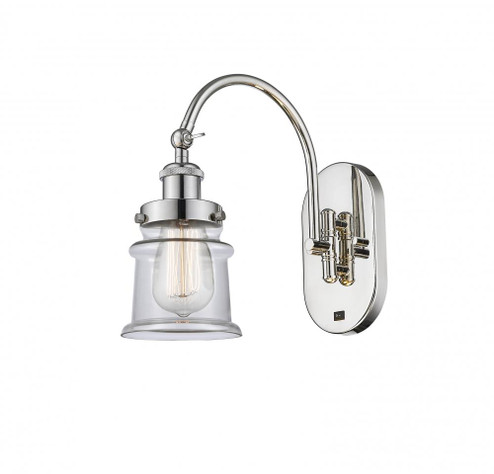 Canton - 1 Light - 7 inch - Polished Nickel - Sconce (3442|918-1W-PN-G182S)