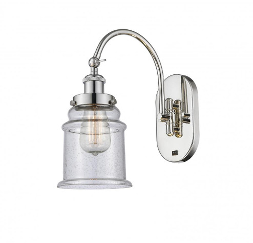 Canton - 1 Light - 7 inch - Polished Nickel - Sconce (3442|918-1W-PN-G184-LED)