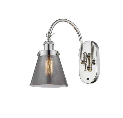 Cone - 1 Light - 6 inch - Polished Nickel - Sconce (3442|918-1W-PN-G63-LED)