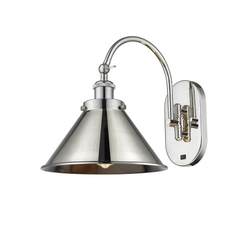 Briarcliff - 1 Light - 10 inch - Polished Nickel - Adjustable Swing Arm (3442|918-1W-PN-M10-PN-LED)