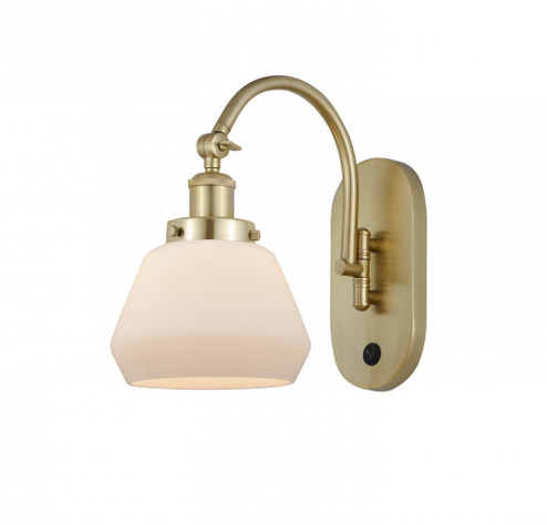 Fulton - 1 Light - 7 inch - Satin Gold - Adjustable Swing Arm (3442|918-1W-SG-G171)