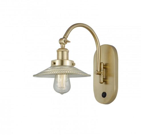 Halophane - 1 Light - 9 inch - Satin Gold - Adjustable Swing Arm (3442|918-1W-SG-G2)