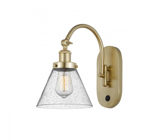 Cone - 1 Light - 8 inch - Satin Gold - Adjustable Swing Arm (3442|918-1W-SG-G44)