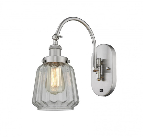 Chatham - 1 Light - 7 inch - Brushed Satin Nickel - Adjustable Swing Arm (3442|918-1W-SN-G142)