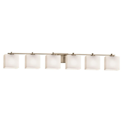 Era 6-Light LED Bath Bar (254|FSN-8446-55-OPAL-BRSS-LED6-4200)