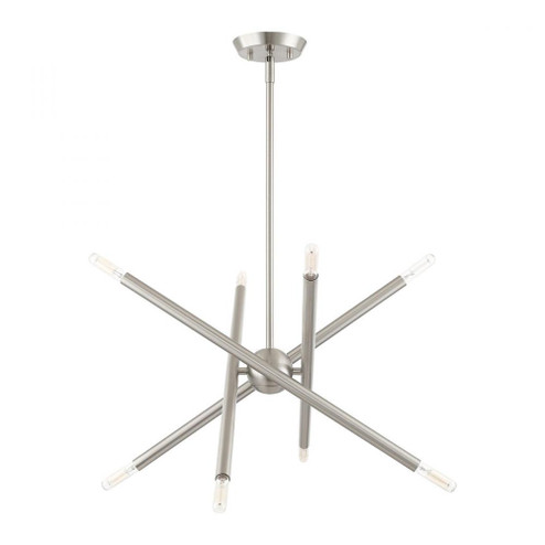 8 Lt Brushed Nickel Chandelier (108|46774-91)