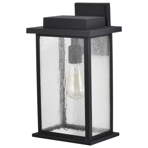 Sullivan; 1 Light Large Wall Lantern; Matte Black with Clear Seeded Glass (81|60/7376)