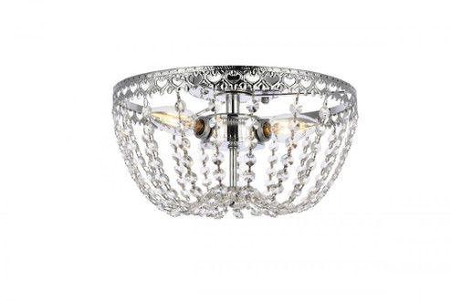 Kylie 12 inch flush mount in chrome (758|1112F12C)