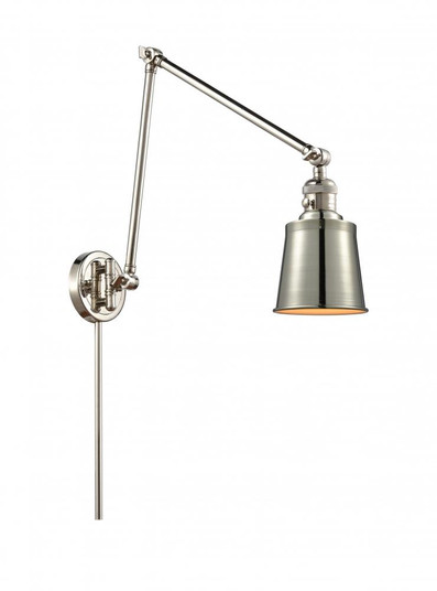 Addison - 1 Light - 8 inch - Polished Nickel -Adjustable Swing Arm (3442|238-PN-M9-PN)