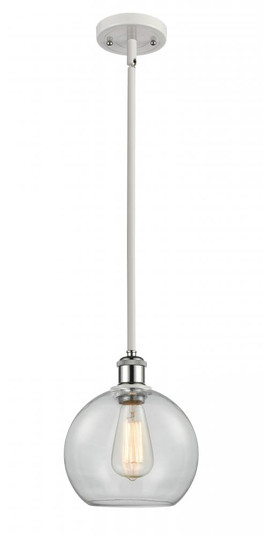 Athens - 1 Light - 8 inch - White Polished Chrome - Mini Pendant (3442|516-1S-WPC-G122-LED)