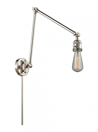 Bare Bulb - 1 Light - 5 inch - Polished Nickel -Adjustable Swing Arm (3442|238-PN-LED)