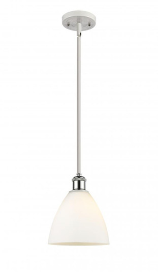 Bristol - 1 Light - 8 inch - White Polished Chrome - Mini Pendant (3442|516-1S-WPC-GBD-751)