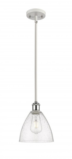 Bristol - 1 Light - 8 inch - White Polished Chrome - Mini Pendant (3442|516-1S-WPC-GBD-754)