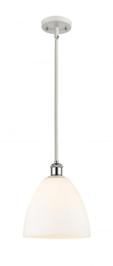 Bristol - 1 Light - 9 inch - White Polished Chrome - Mini Pendant (3442|516-1S-WPC-GBD-91)