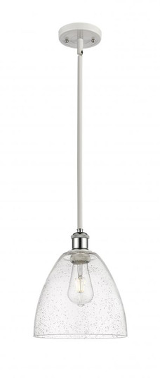 Bristol - 1 Light - 9 inch - White Polished Chrome - Mini Pendant (3442|516-1S-WPC-GBD-94)
