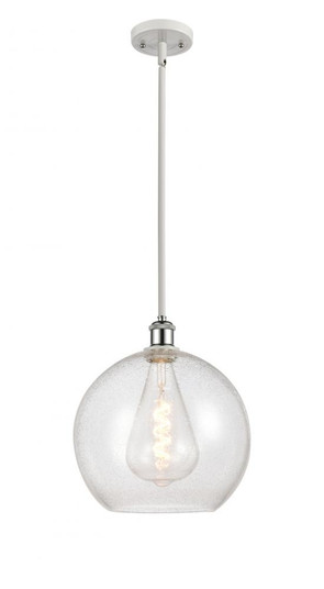 Athens - 1 Light - 12 inch - White Polished Chrome - Mini Pendant (3442|516-1S-WPC-G124-12)