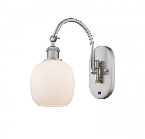 Belfast - 1 Light - 6 inch - Brushed Satin Nickel - Adjustable Swing Arm (3442|518-1W-SN-G101-LED)