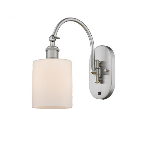 Cobbleskill - 1 Light - 5 inch - Brushed Satin Nickel - Adjustable Swing Arm (3442|518-1W-SN-G111)