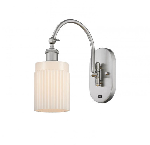 Hadley - 1 Light - 5 inch - Brushed Satin Nickel - Adjustable Swing Arm (3442|518-1W-SN-G341-LED)
