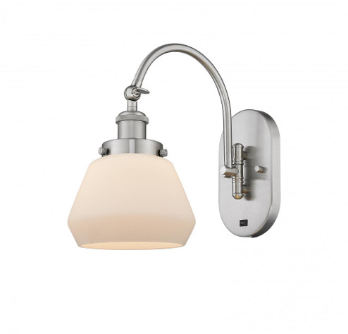 Fulton - 1 Light - 7 inch - Brushed Satin Nickel - Adjustable Swing Arm (3442|918-1W-SN-G171)