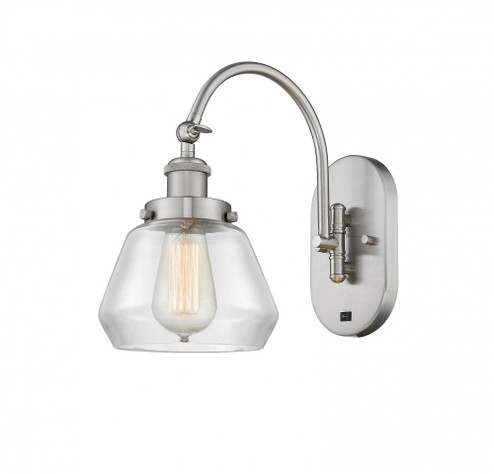 Fulton - 1 Light - 7 inch - Brushed Satin Nickel - Adjustable Swing Arm (3442|918-1W-SN-G172-LED)