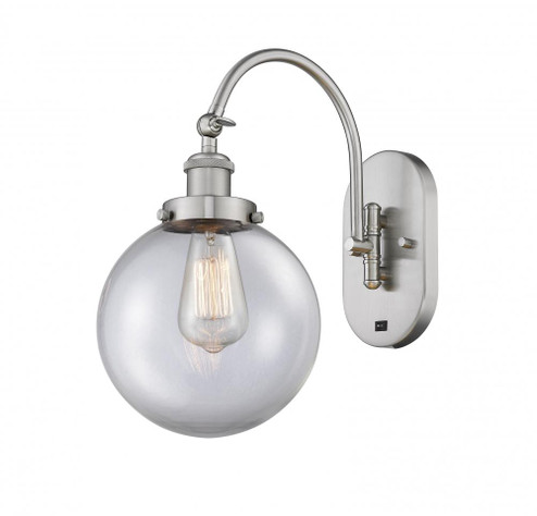 Beacon - 1 Light - 8 inch - Brushed Satin Nickel - Adjustable Swing Arm (3442|918-1W-SN-G202-8)
