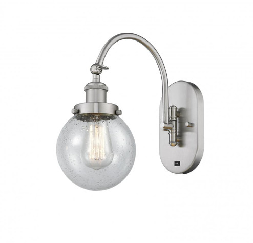 Beacon - 1 Light - 6 inch - Brushed Satin Nickel - Adjustable Swing Arm (3442|918-1W-SN-G204-6)