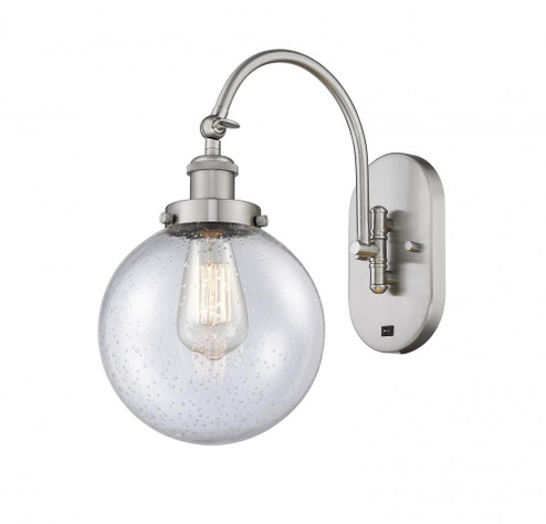 Beacon - 1 Light - 8 inch - Brushed Satin Nickel - Adjustable Swing Arm (3442|918-1W-SN-G204-8)