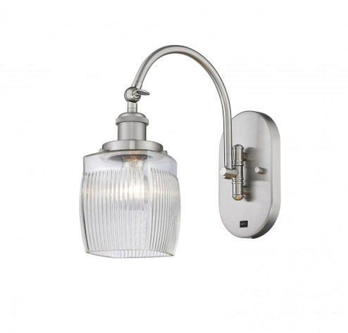 Colton - 1 Light - 6 inch - Brushed Satin Nickel - Adjustable Swing Arm (3442|918-1W-SN-G302-LED)