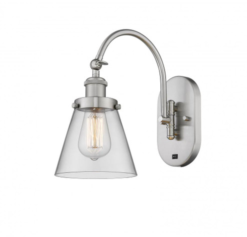 Cone - 1 Light - 6 inch - Brushed Satin Nickel - Adjustable Swing Arm (3442|918-1W-SN-G62)