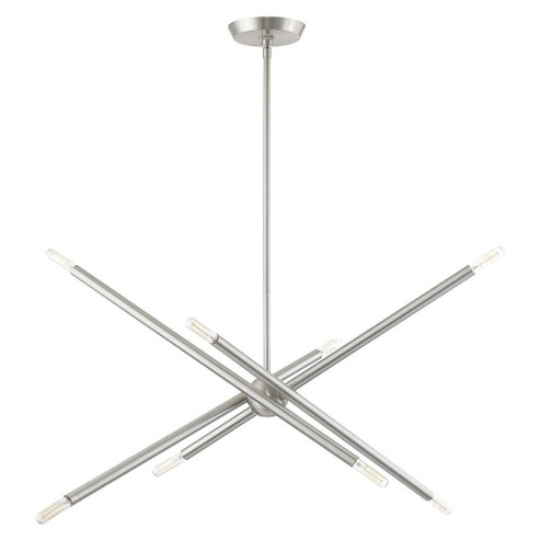 8 Lt Brushed Nickel Linear Chandelier (108|46778-91)