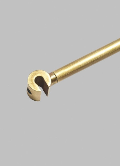Modern Trellis Spacer 18 in a Natural Brass/Gold Colored finish (7355|700TRSSPR18NB)