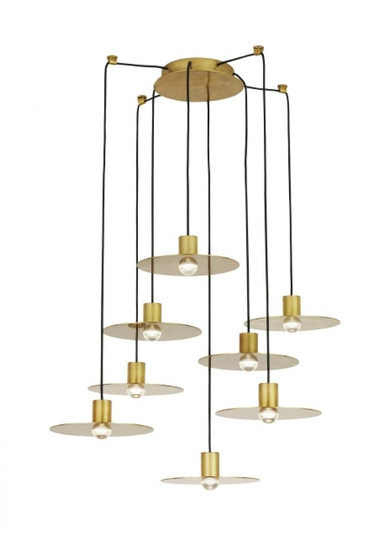 Eaves 8 Light Chandelier (7355|700TRSPEVS8RNB-LED930)