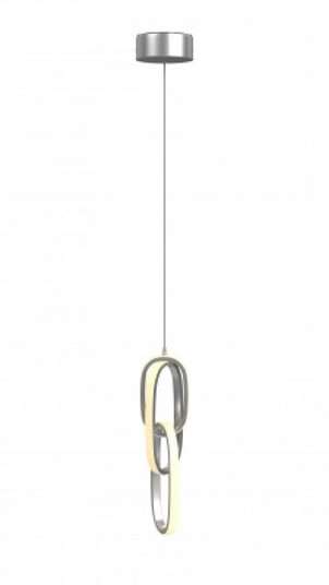 Circa 23'' LED Looping Pendant In Chrome (4450|HF5021-CH)