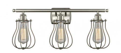 Muselet - 3 Light - 26 inch - Brushed Satin Nickel - Bath Vanity Light (3442|516-3W-SN-CE513)