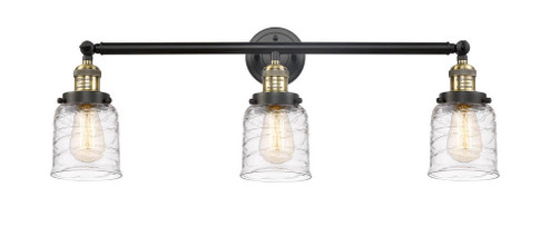 Bell - 3 Light - 30 inch - Black Antique Brass - Bath Vanity Light (3442|205-BAB-G513-LED)