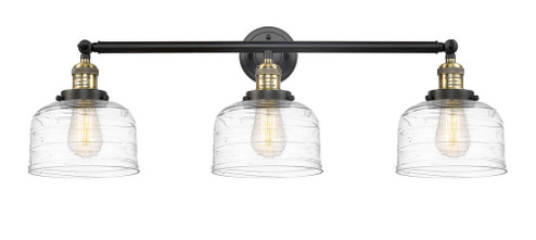 Bell - 3 Light - 32 inch - Black Antique Brass - Bath Vanity Light (3442|205-BAB-G713-LED)