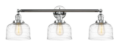 Bell - 3 Light - 32 inch - Polished Chrome - Bath Vanity Light (3442|205-PC-G713)