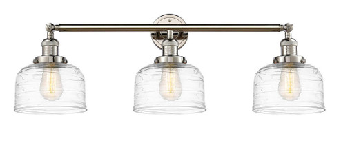 Bell - 3 Light - 32 inch - Polished Nickel - Bath Vanity Light (3442|205-PN-G713-LED)